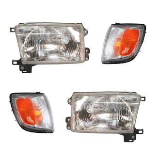 TRQ® - Driver and Passenger Side Replacement Headlights