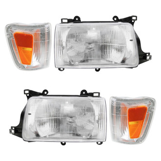 TRQ® - Driver and Passenger Side Replacement Headlights