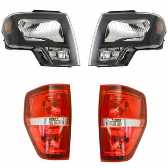 TRQ® - Driver and Passenger Side Replacement Headlights