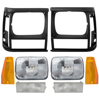 TRQ® - Driver and Passenger Side Replacement Headlights