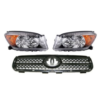 TRQ® - Driver and Passenger Side Replacement Headlights
