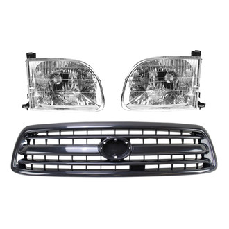 TRQ® - Driver and Passenger Side Replacement Headlights