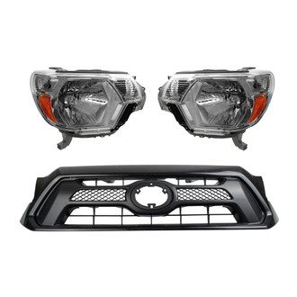 TRQ® - Driver and Passenger Side Replacement Headlights