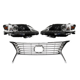 TRQ® - Driver and Passenger Side Replacement Headlights