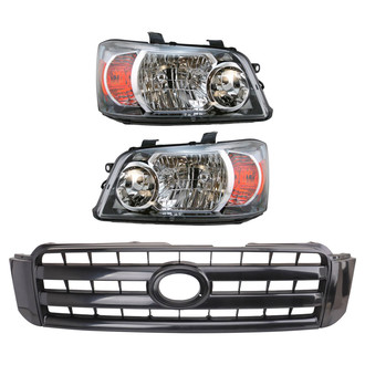 TRQ® - Driver and Passenger Side Replacement Headlights