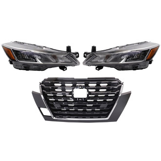 TRQ® - Driver and Passenger Side Replacement Headlights