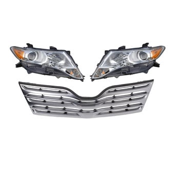 TRQ® - Driver and Passenger Side Replacement Headlights