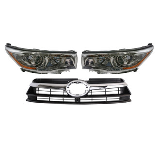TRQ® - Driver and Passenger Side Replacement Headlights