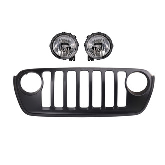 TRQ® - Driver and Passenger Side Replacement Headlights