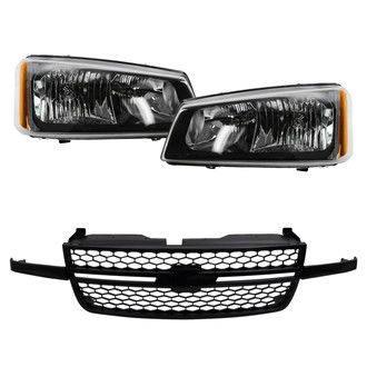 TRQ® - Driver and Passenger Side Replacement Headlights