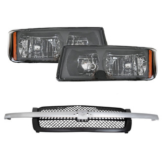 TRQ® - Driver and Passenger Side Replacement Headlights