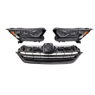 TRQ® - Driver and Passenger Side Replacement Headlights