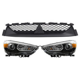 TRQ® - Driver and Passenger Side Replacement Headlights