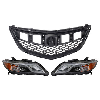 TRQ® - Driver and Passenger Side Replacement Headlights