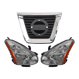 TRQ® - Driver and Passenger Side Replacement Headlights