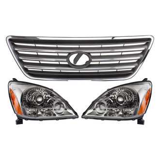TRQ® - Driver and Passenger Side Replacement Headlights