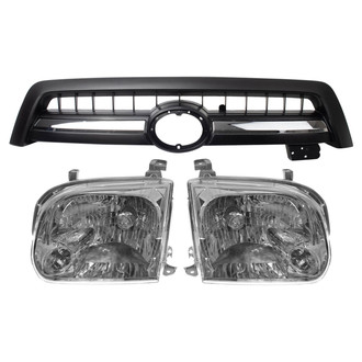 TRQ® - Driver and Passenger Side Replacement Headlights