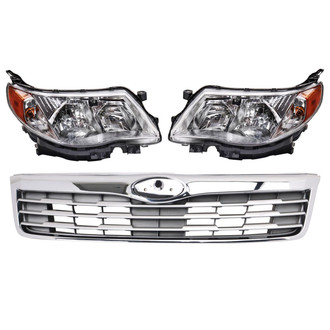 TRQ® - Driver and Passenger Side Replacement Headlights