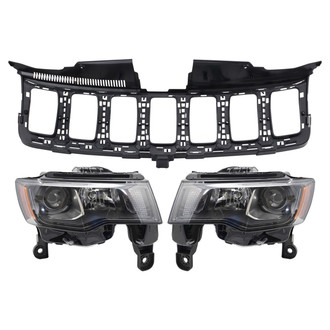 TRQ® - Driver and Passenger Side Replacement Headlights