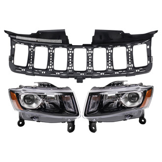 TRQ® - Driver and Passenger Side Replacement Headlights