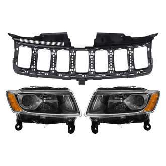 TRQ® - Driver and Passenger Side Replacement Headlights