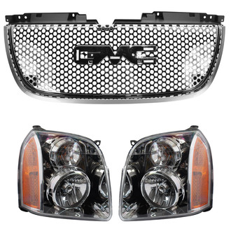 TRQ® - Driver and Passenger Side Replacement Headlights