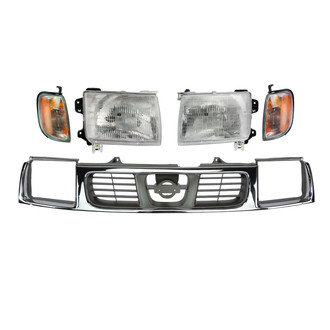 TRQ® - Driver and Passenger Side Replacement Headlights