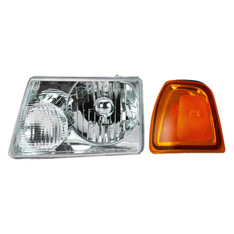 TRQ® - Driver Side Replacement Headlight