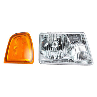 TRQ® - Passenger Side Replacement Headlight