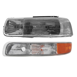 TRQ® - Driver Side Replacement Headlight