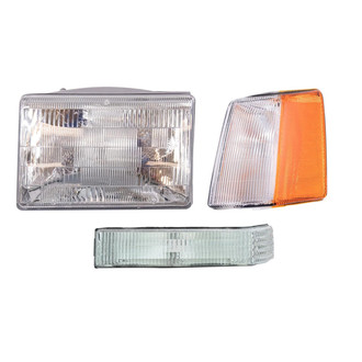 TRQ® - Driver Side Replacement Headlight