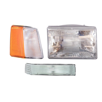 TRQ® - Passenger Side Replacement Headlight