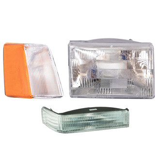 TRQ® - Passenger Side Replacement Headlight