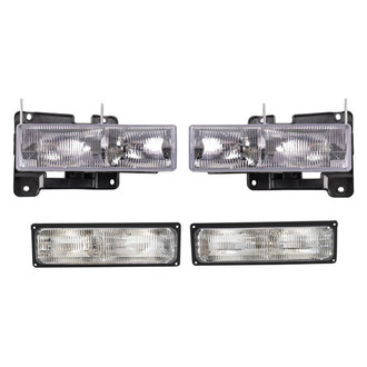 TRQ® - Driver and Passenger Side Replacement Headlights