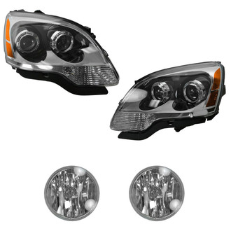TRQ® - Driver and Passenger Side Replacement Headlights