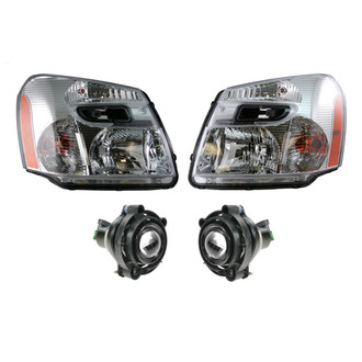 TRQ® - Driver and Passenger Side Replacement Headlights