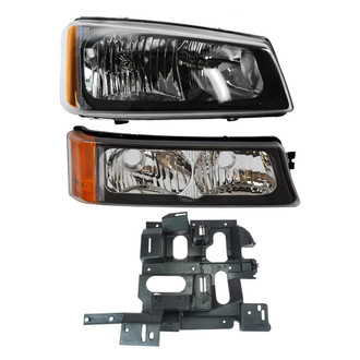 TRQ® - Passenger Side Replacement Headlight