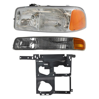 TRQ® - Driver Side Replacement Headlights