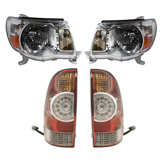 TRQ® - Driver and Passenger Side Replacement Headlights