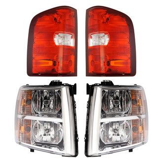TRQ® - Driver and Passenger Side Replacement Headlights