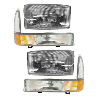 TRQ® - Driver and Passenger Side Replacement Headlights