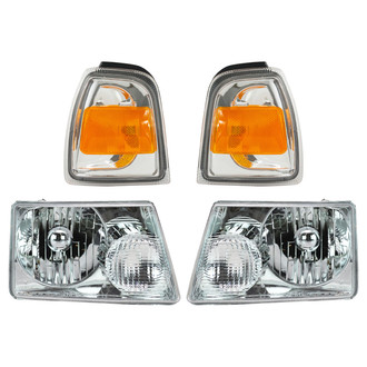 TRQ® - Driver and Passenger Side Replacement Headlights