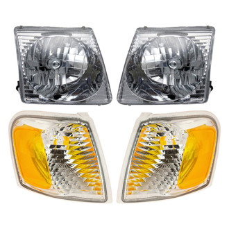 TRQ® - Driver and Passenger Side Replacement Headlights
