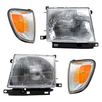 TRQ® - Driver and Passenger Side Replacement Headlights