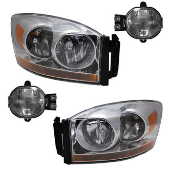 TRQ® - Driver and Passenger Side Replacement Headlights