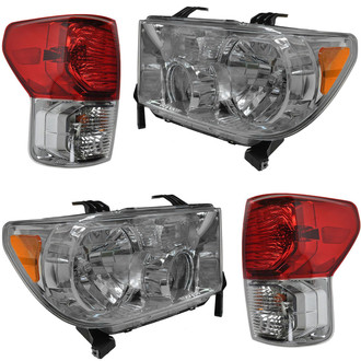 TRQ® - Driver and Passenger Side Replacement Headlights