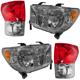 TRQ® - Driver and Passenger Side Replacement Headlights