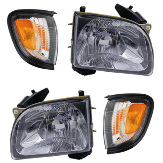 TRQ® - Driver and Passenger Side Replacement Headlights