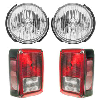 TRQ® - Driver and Passenger Side Replacement Headlight