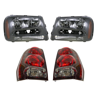 TRQ® - Driver and Passenger Side Replacement Headlights